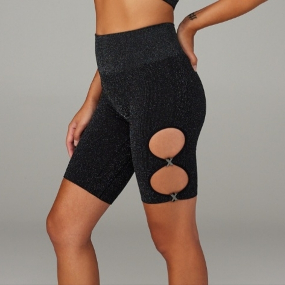Savage X Fenty Pants - Savage X Fenty🩶Bawdy Double Knit Bike Shorts SIZE L
